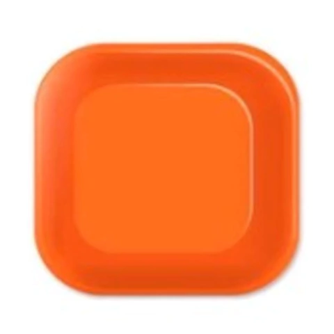 PRATO DESCARTÁVEL DE PAPÉL LARANJAC/08 UNIDADES - 01 UNIDADE