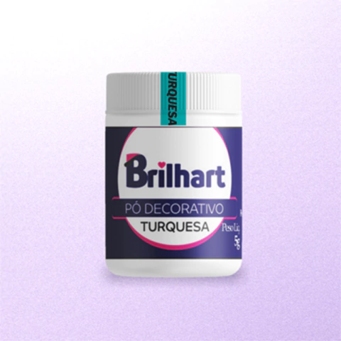 PÓ CINTILANTE TURQUESA 5G - 01 UNIDADE