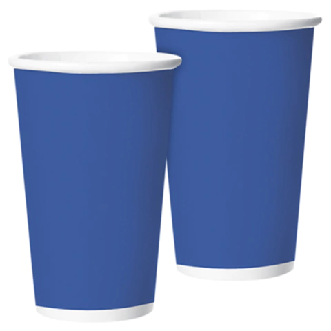 COPO DE PAPEL AZUL ROYAL C/08 UNIDADES - 01 UNIDADE