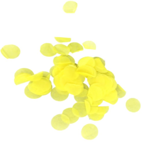 CONFETE DE PAPEL DE SEDA 10G - AMARELO