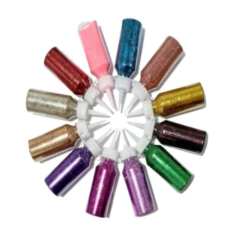 TUBO GLITTER PARA BALÃO 30G DOURADO - 01 UNIDADE