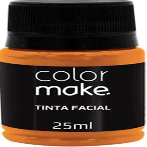 TINTA FACIAL LÍQUIDA LARANJA COLORMAKE 25ML - 01 UNIDADE