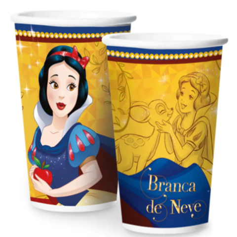 COPO DE PAPEL 180 ml BRANCA DE NEVE CLÁSSICA C/12 UNIDADES - 01 UNIDADE