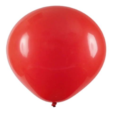 BALÃO REDONDO DE LÁTEX LISO VERMELHO PAIXÃO 5" (AROX.12CM) - 50 UNIDADES
