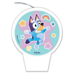 VELA PLANA BLUEY ESPECIAL - 01 UNIDADE