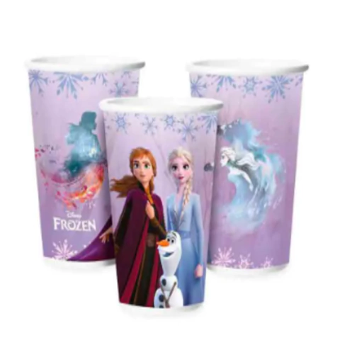 COPO DE PAPEL 180 ml DISNEY FROZEN COM 12 UNIDADES - 01 UNIDADE
