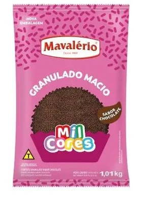 GRANULADO MACIO SABOR CHOCOLATE 1,O1KG - 01 UNIDADE