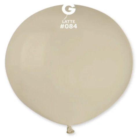 BALÃO GEMAR 19" LATTE C/25 UNIDADES - 01 UNIDADE