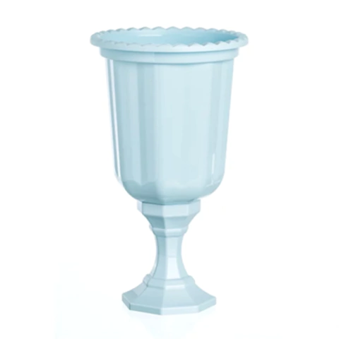 VASO DIAMANTE AZUL CANDY 23X13 850 ML - 01 UNIDADE