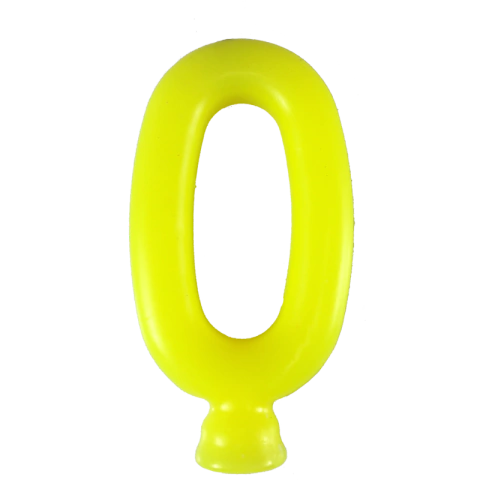 VELA NEON AMARELO N° 0 - 01 UNIDADE