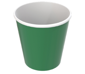 COPO DE PAPEL 200ML VERDE ESCURO - 01 UNIDADE
