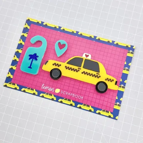 Acrílico Taxi+Pin+Tag | Hey, Taxi!