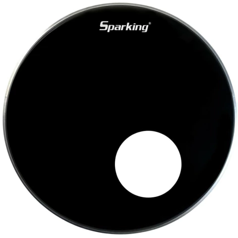 Pele SPANKING Resposta 20" Preta com Furo