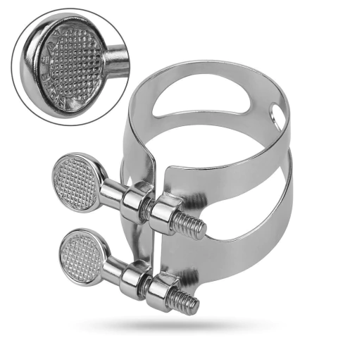 Abraçadeira em Metal FREESAX Clarinete Boquilha de Massa BCLC Cromado