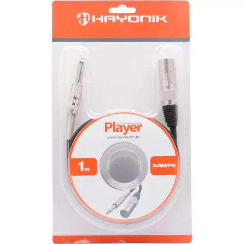 Cabo HAYONIK XLR M x P10 1 metro PLAYER