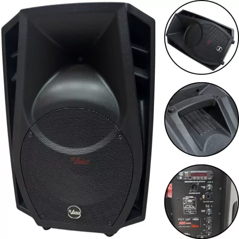Caixa de Som LEACS Ativa 12" 280W FIT12 ABS