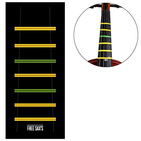 Adesivo para Estudo Marcação Escala de Violino 1/2 FREESAX ( unidade )