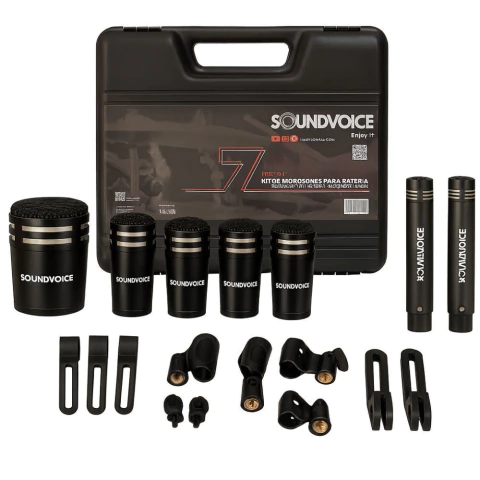 Kit de Microfone para Bateria SOUNDVOICE SKD-07