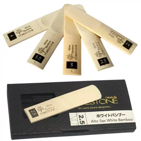 Palheta para Saxofone Soprano Alto Tenor Clarinete JAPÃO FORESTONE Fibra de Bambu