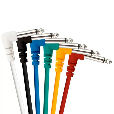 Cabo HAYONIK para Pedal 15 cm P10 L 90º Injetado PLAYER Cor Sortida