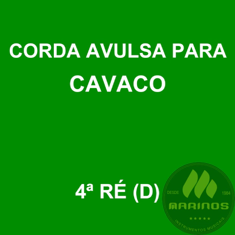 Corda Avulsa para Cavaco 4ª Ré (D) GNR