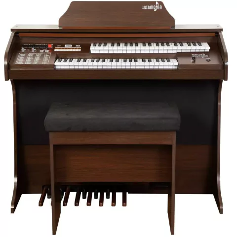 Órgão HARMONIA HS-45 Lux Marrom Fosco