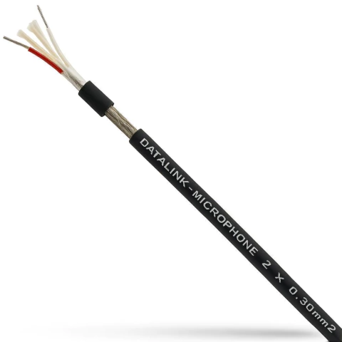 Cabo DATALINK Microfone Balanceado 2 x 0,30mm MIC-030 ( Metro )