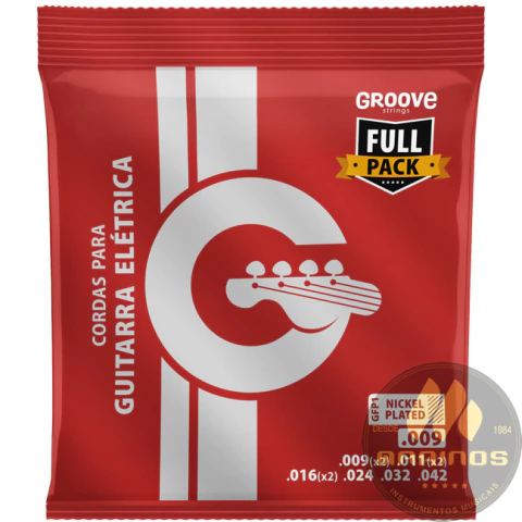 Encordoamento GROOVE Guitarra 009 GFP1