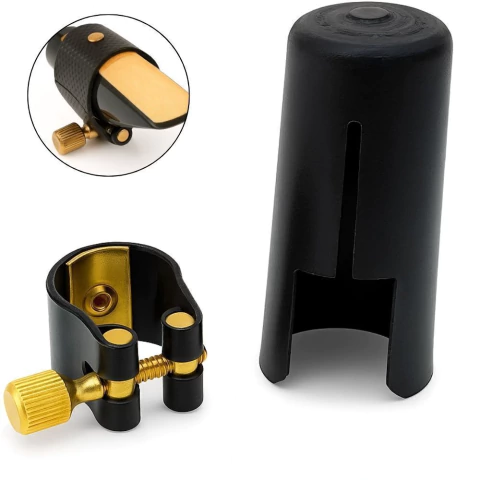 Abraçadeira FREESAX Sax Tenor Boquilha de Massa com Ressonador BTMA1