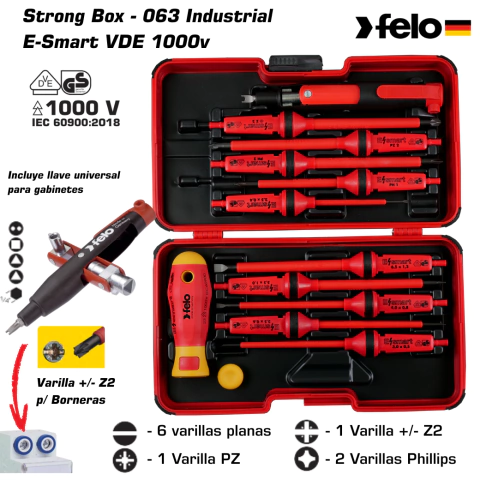 Felo XL-Strongbox E-smart VDE PRO Industry + Llave gabinete - comprar online