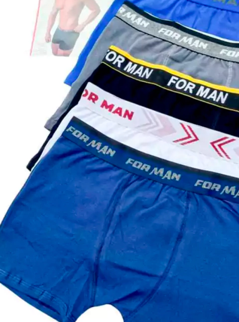 Kit com 3 cuecas cós elástico - comprar online