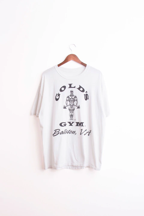 camiseta gold's gym 2000's vintage - gg
