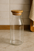 BOTELLA VIDRIO TAPA BAMBOO 700ml - comprar online