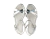 SANDÁLIA RASTEIRINHA PRADA PRATEADA TAM 35.5 BR - Obino Fashion Finds