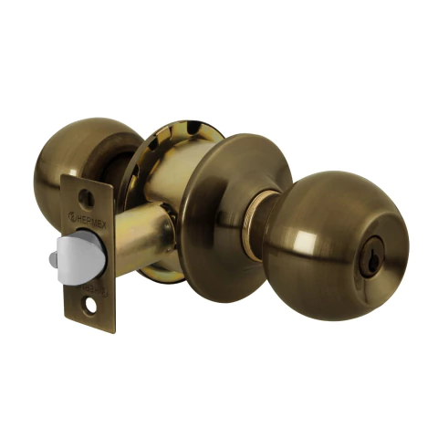 Cerradura Perilla Laton Antiguo Recamara Hermex 28138 Esfera 23564 - comprar en línea