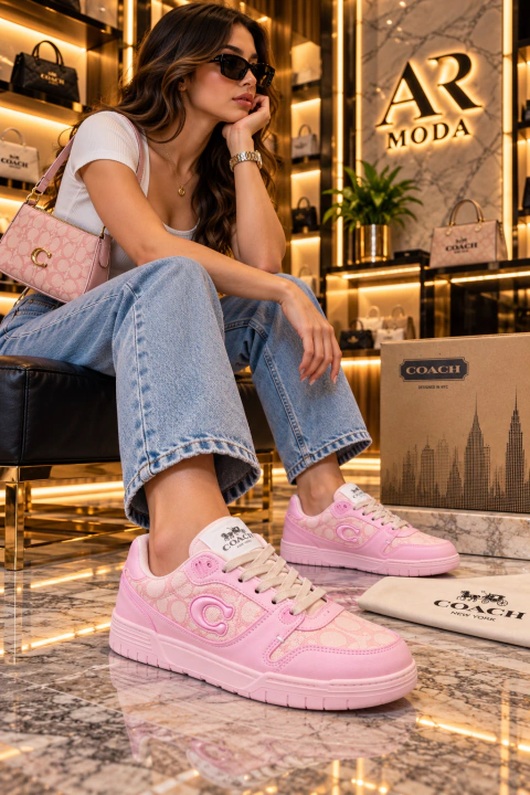 Tenis coach soho rosa