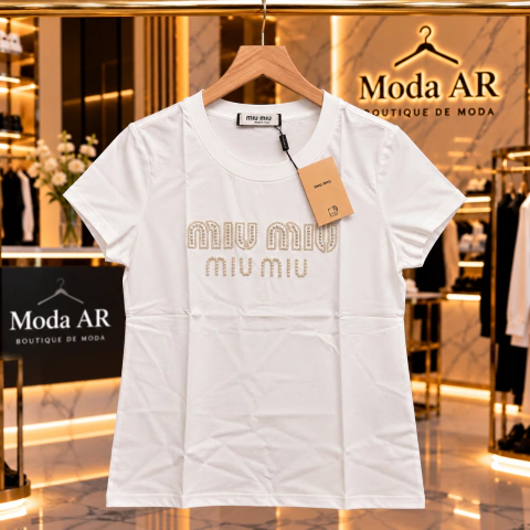 Blusa miu miu blanca