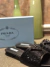 Imagen de Prada sandalia brillos negra