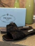 Prada sandalia brillos negra - comprar en línea