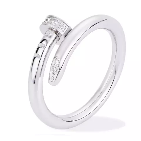 Anillo clou silver - comprar online