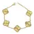 Pulsera Trebol dorado - comprar online