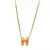 Collar H naranja - comprar online