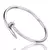 Pulsera Clavo plata con zircornia - comprar online