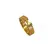 Anillo H dorado - comprar online