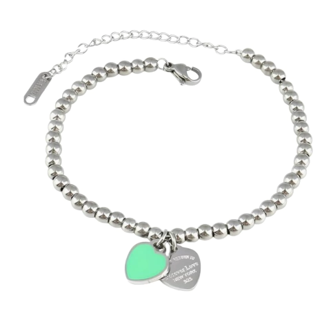 Pulsera Tiff aqua silver - comprar online