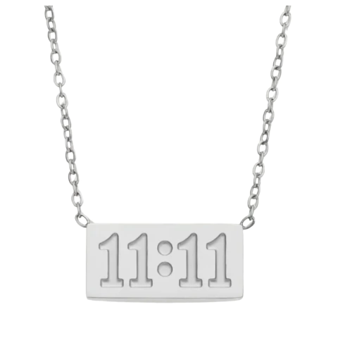 Collar 11:11 silver - comprar online