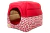 Imagem do Bem estar - Cama Iglu e Toca Para Cachorro Luppet Luxo - Vermelho Joaninha