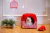 Bem estar - Cama Iglu e Toca Para Cachorro Luppet Luxo - Vermelho Joaninha - loja online