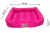 Cama Retangular para Cachorro ou Gato Luppet Luxo - Rosa Bolinhas - loja online