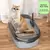 Caixa de areia para gato com lateral alta - JUST A STORE